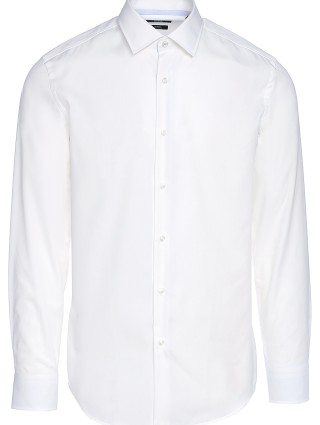 Белая рубашка BOSS: фото - Invogue